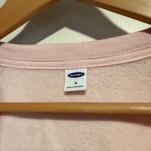 Old Navy Light Pink Crewneck Sweatshirt